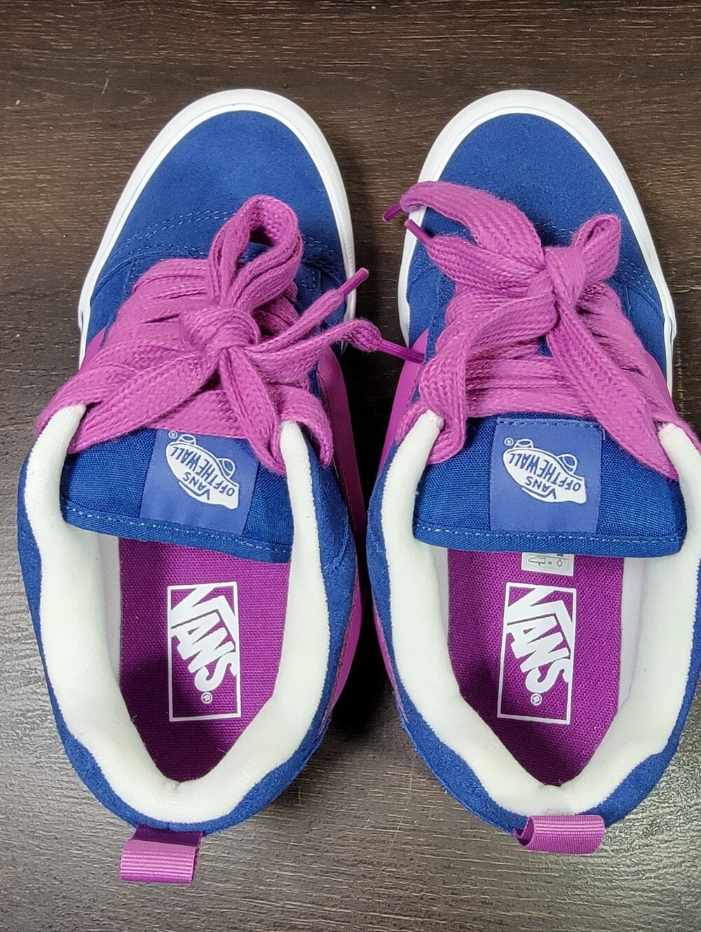 BRAND NEW Vans Knu Skool Vibrant Blue/ Purple Women's Size 8.5 - Picture 6 of 7